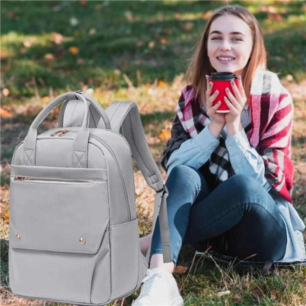 Laptop Backpack Women Travel Backpack 15.6 Inch Teacher Bag Waterproof